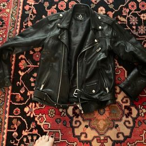BUTTER SOFT LEATHER MOTO JACKET… Pelechecoco - recycled leather.